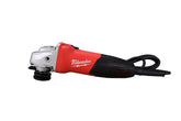 Milwaukee 6130-33 7 Amp Corded 4-1/2 in. Small Angle Grinder with Sliding Lock-On Switch
